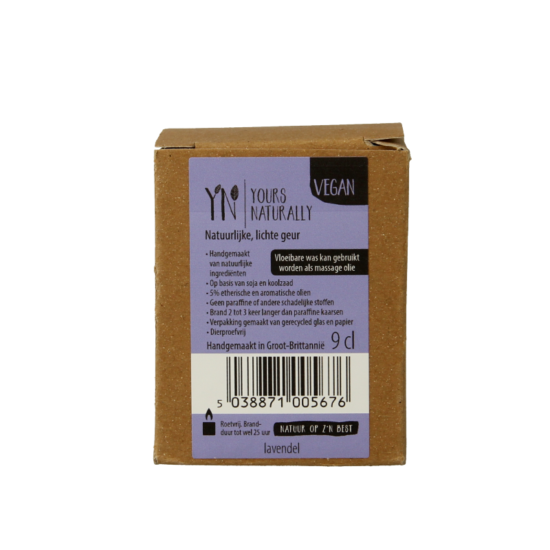 Yours Naturally Votive geurkaars lavendel 9cl 1 Stuks