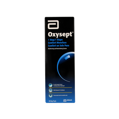 Oxysept 1 Step lenzenvloeistof voor 1 maand 300.00 Milliliter