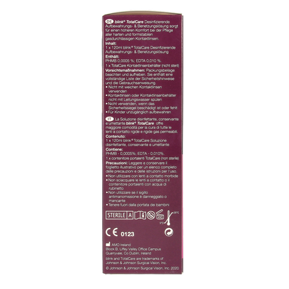 Blink Total care solution & lenscassette 120 Milliliter