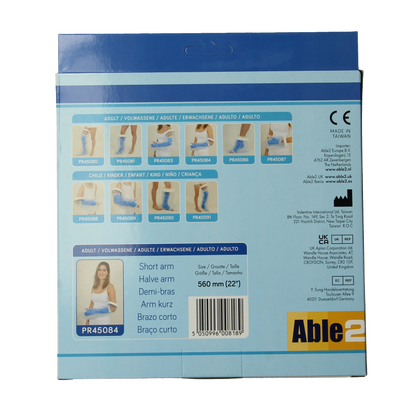Able 2 Gipshoes halve arm volwassene 1 Stuks
