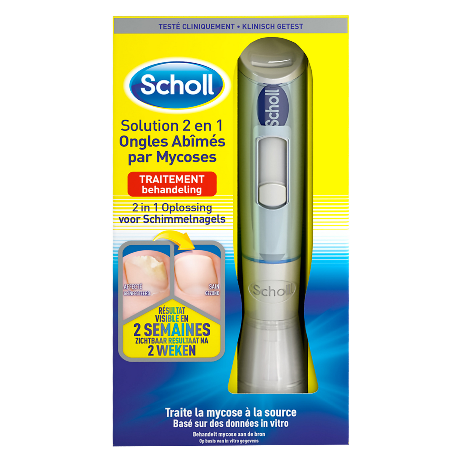 Dr. Scholl's Kalknagel 2 in 1 behandel & bescherm 3.80 Milliliter