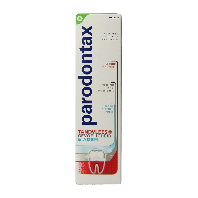 Parodontax Tandpasta tandvlees + gevoeligheid & adem 75 Milliliter