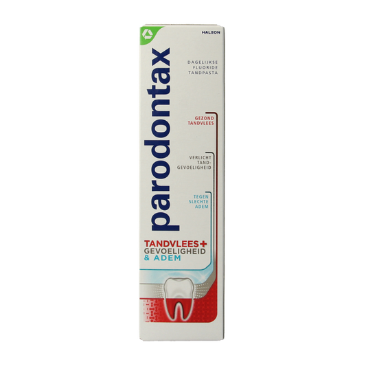 Parodontax Tandpasta tandvlees + gevoeligheid & adem 75 Milliliter