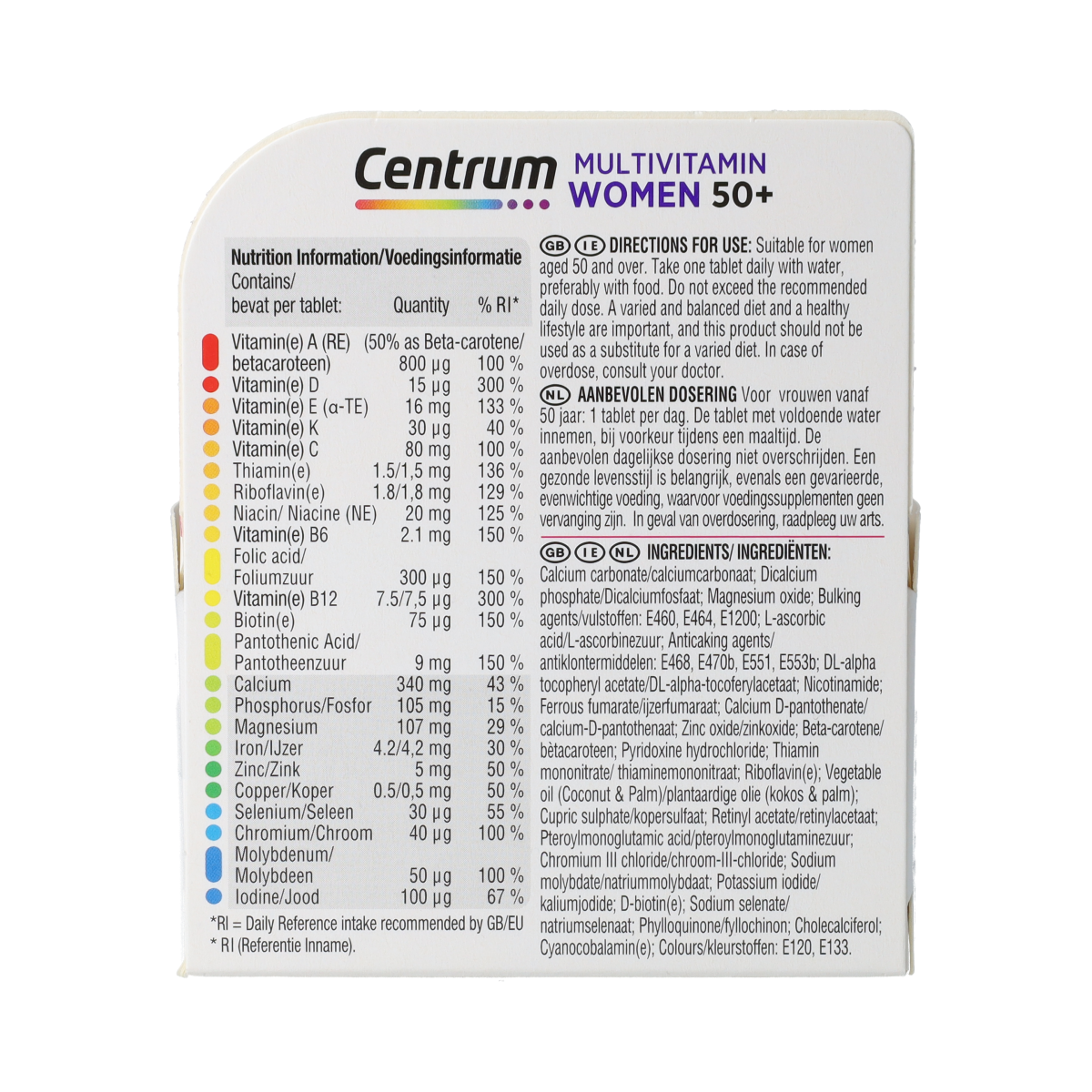 Centrum Centrum Women 50+ Advanced 30.00 Stuks