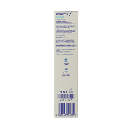 Sensodyne Tandpasta deep clean gel 75.00 Milliliter