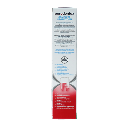 Parodontax Tandpasta complete protection whitening 75.00 Milliliter