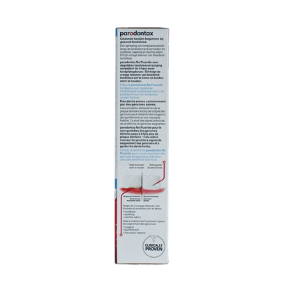 Parodontax Tandpasta fluoride vrij 75 Milliliter