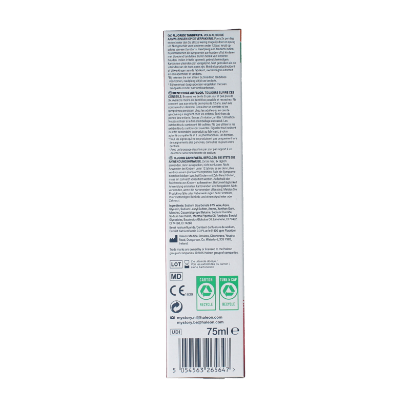Parodontax Tandpasta herbal twist 75 Milliliter