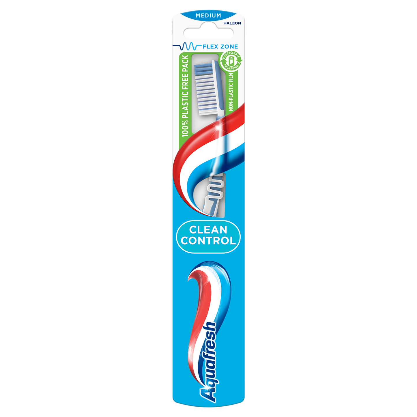 Aquafresh Tandenborstel clean control medium 1.00 Stuks