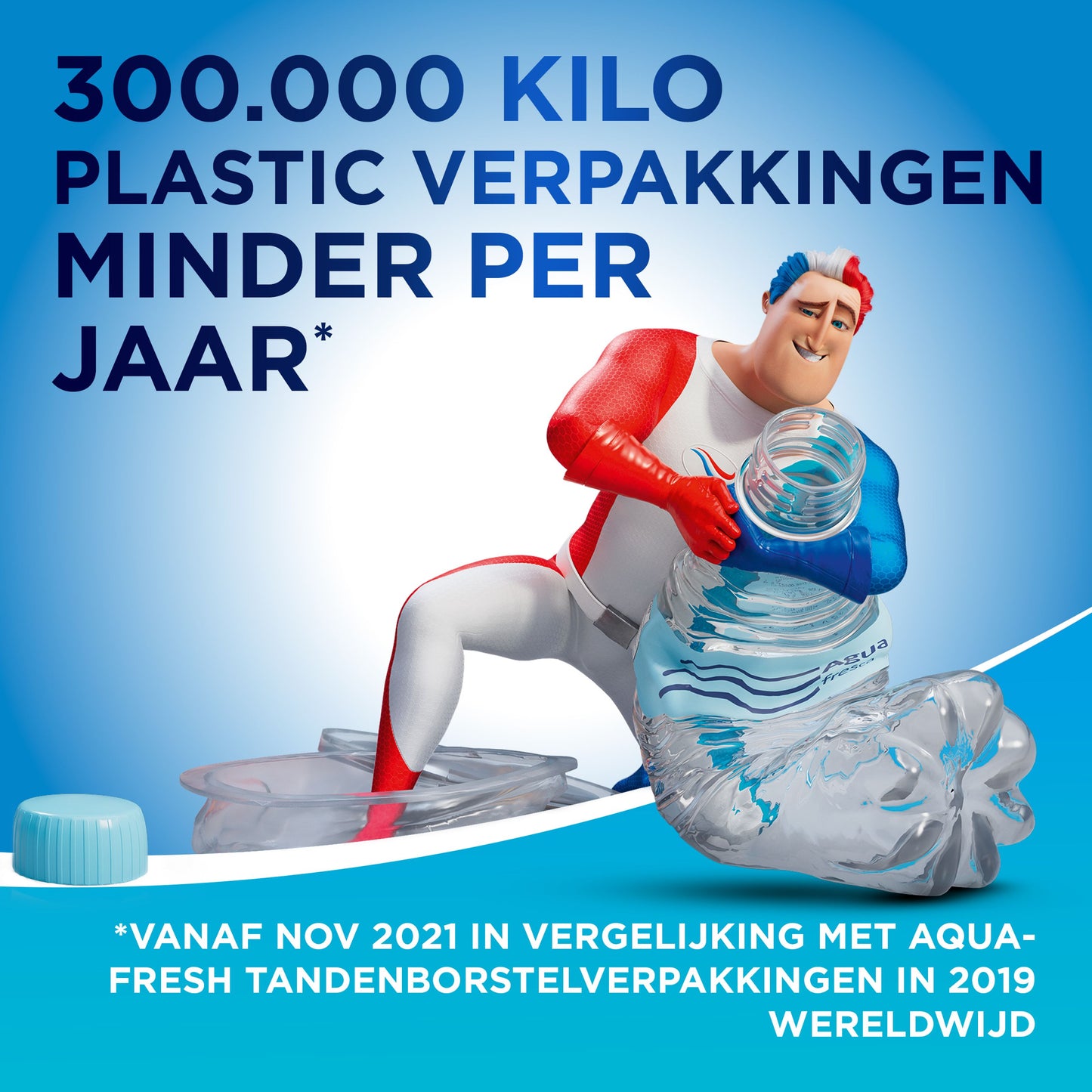 Aquafresh Tandenborstel clean control medium 1 Stuks