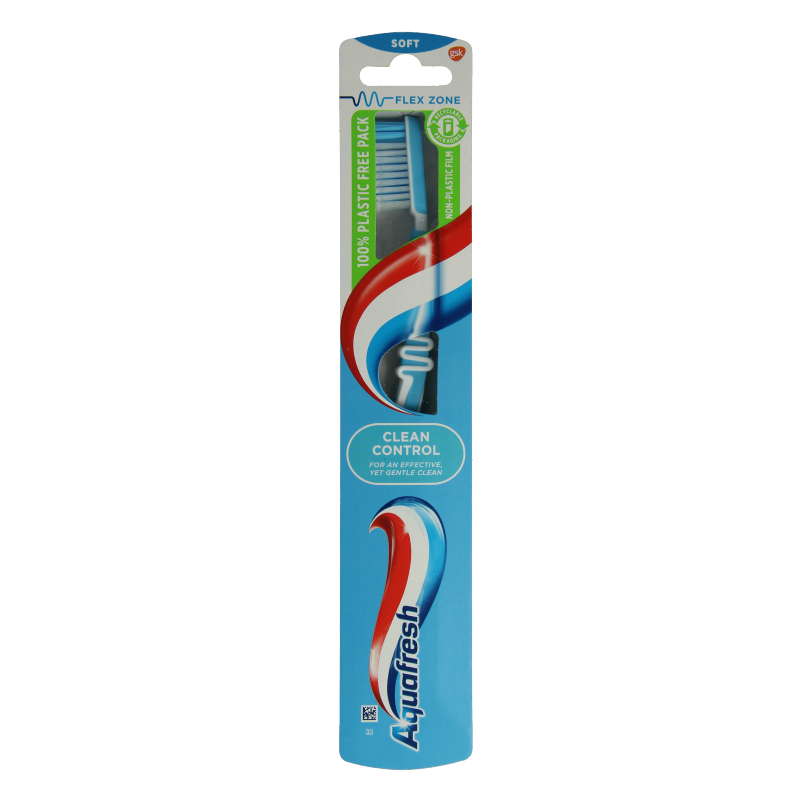 Aquafresh Tandenborstel clean control soft 1 Stuks