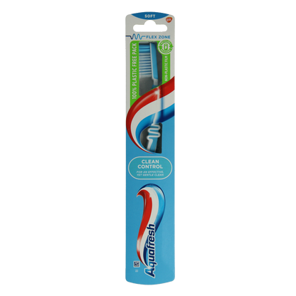 Aquafresh Tandenborstel clean control soft 1 Stuks