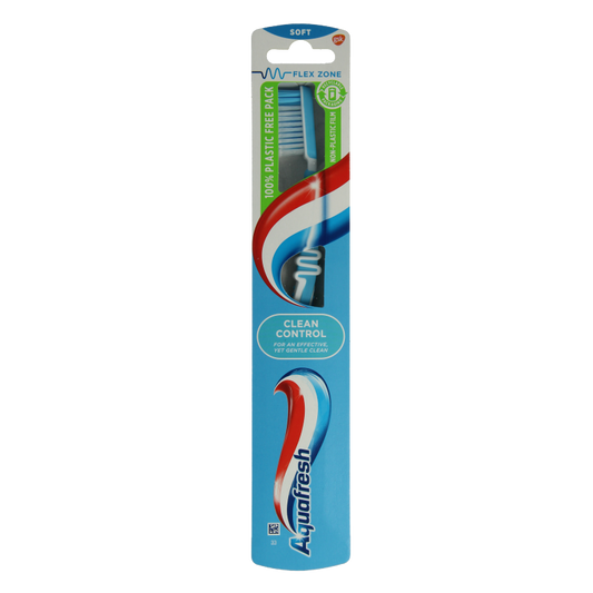 Aquafresh Tandenborstel clean control soft 1 Stuks
