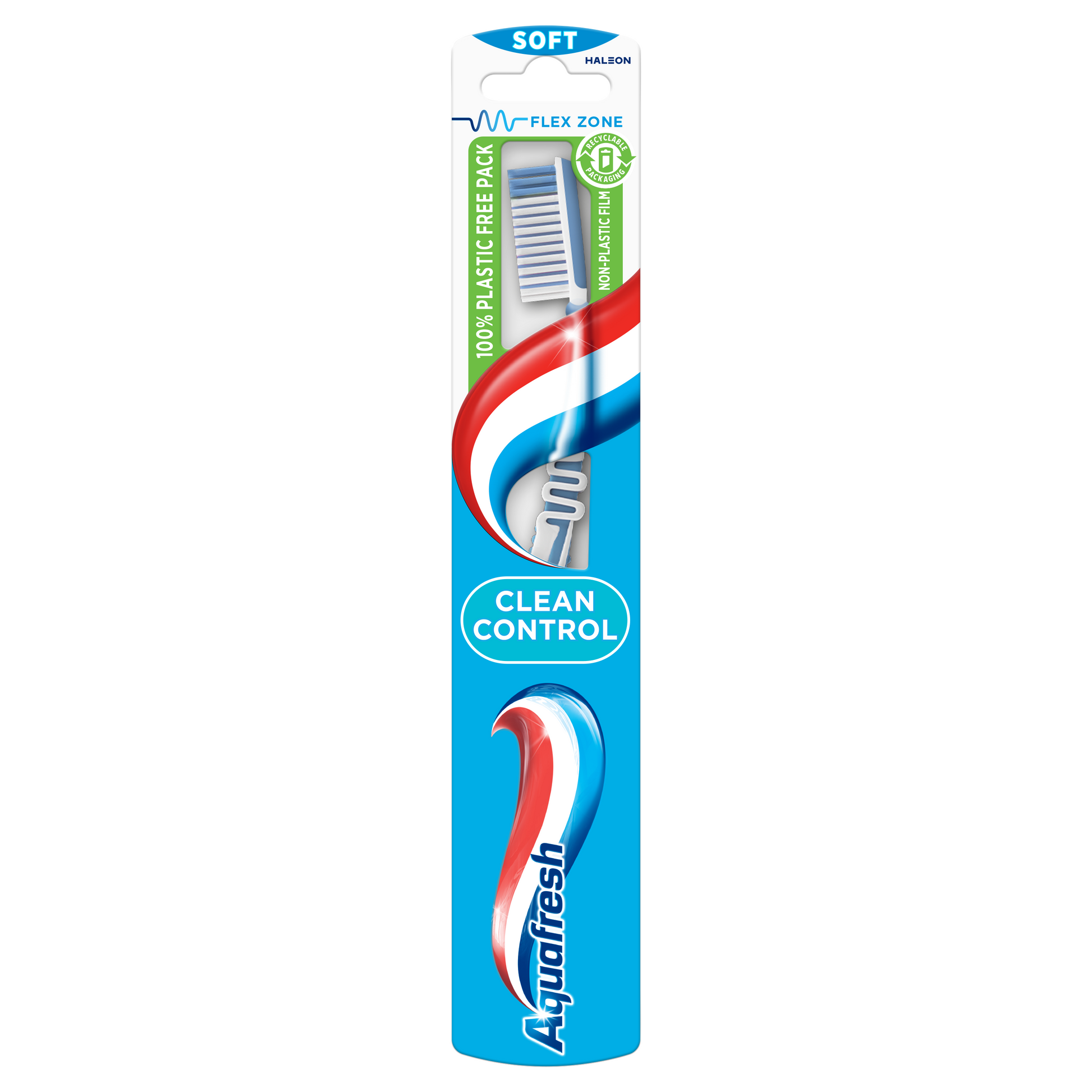 Aquafresh Tandenborstel clean control soft 1.00 Stuks