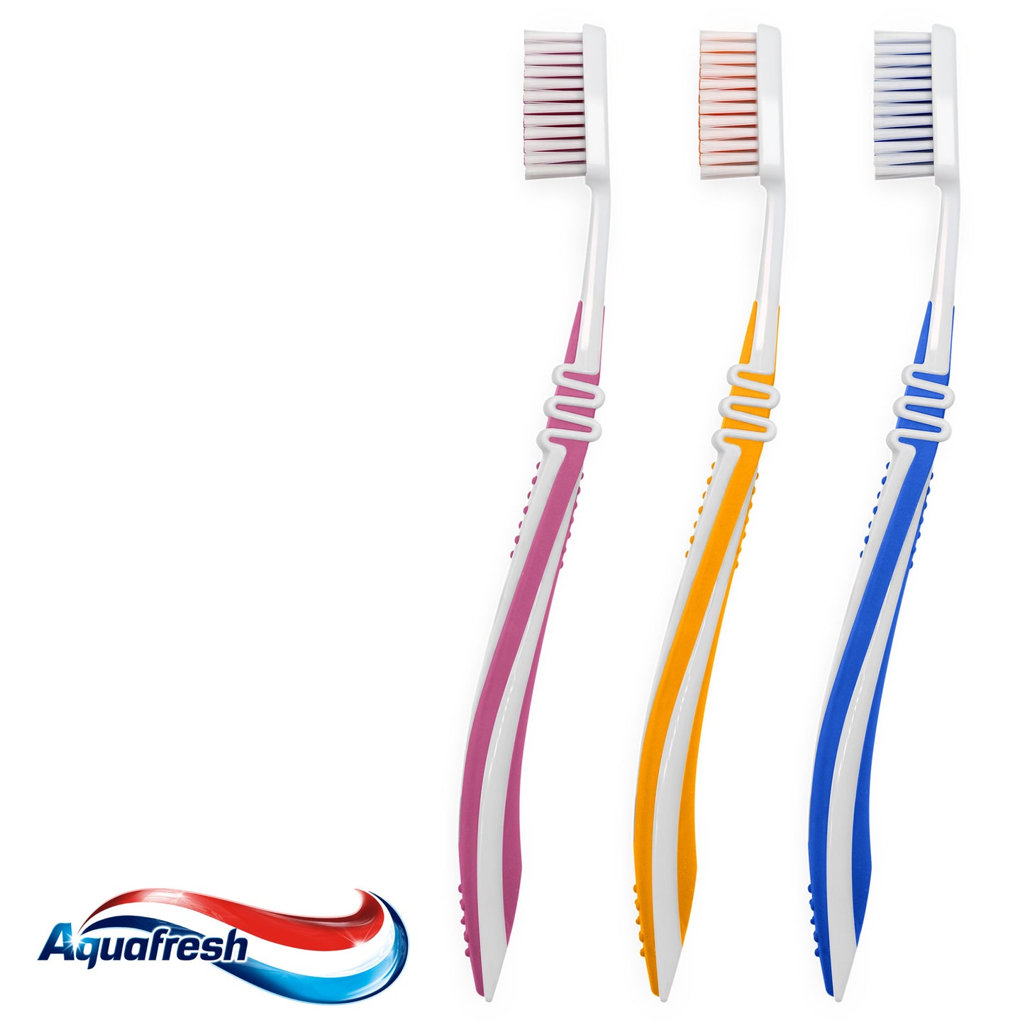Aquafresh Tandenborstel clean & flex hard 3 Stuks