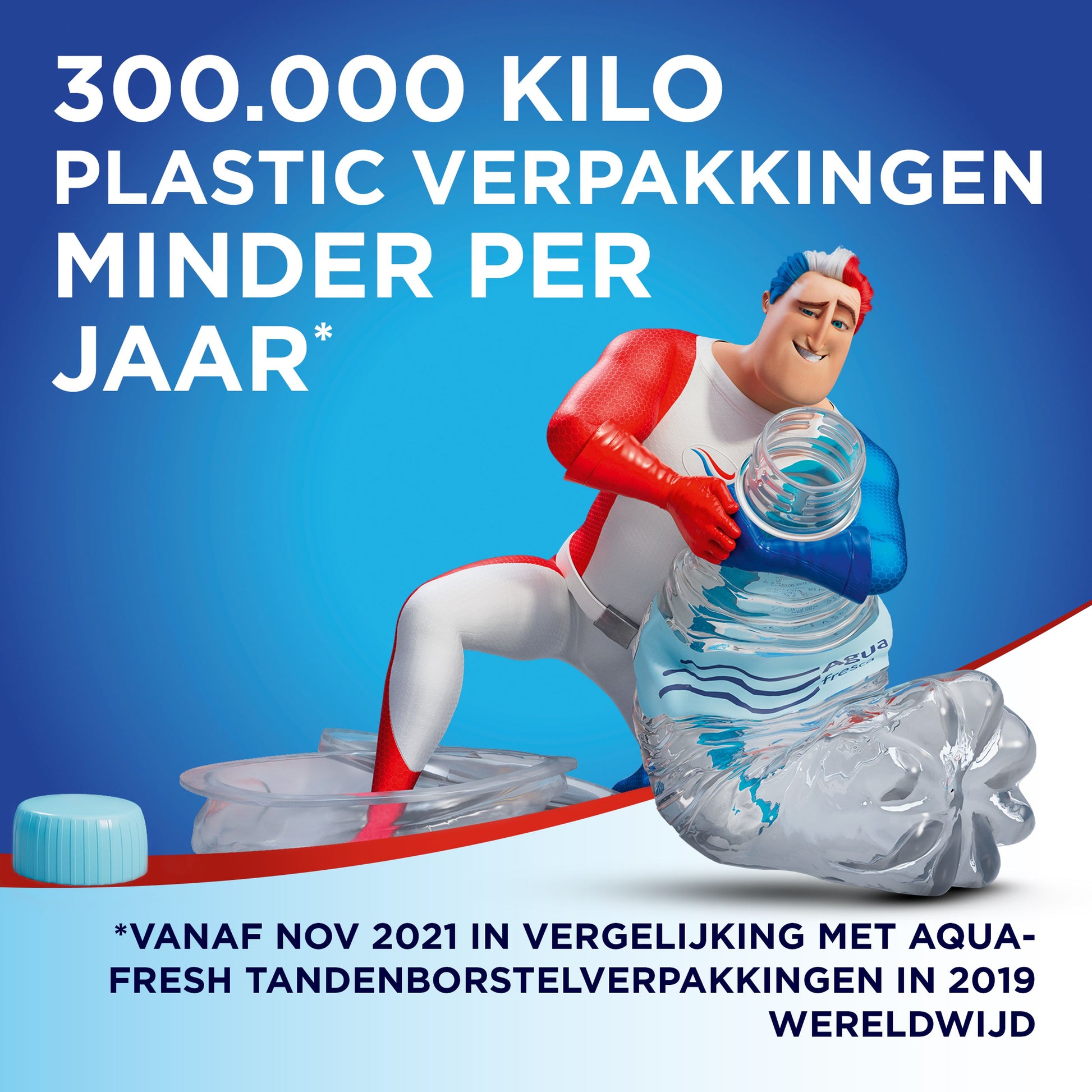 Aquafresh Tandenborstel clean & flex hard 3 Stuks