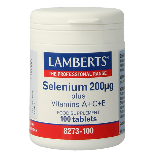 Lamberts Selenium 200mcg met vitamine A C E 100 Tabletten