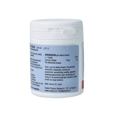 Lamberts Zink citraat 15mg 90 Tabletten