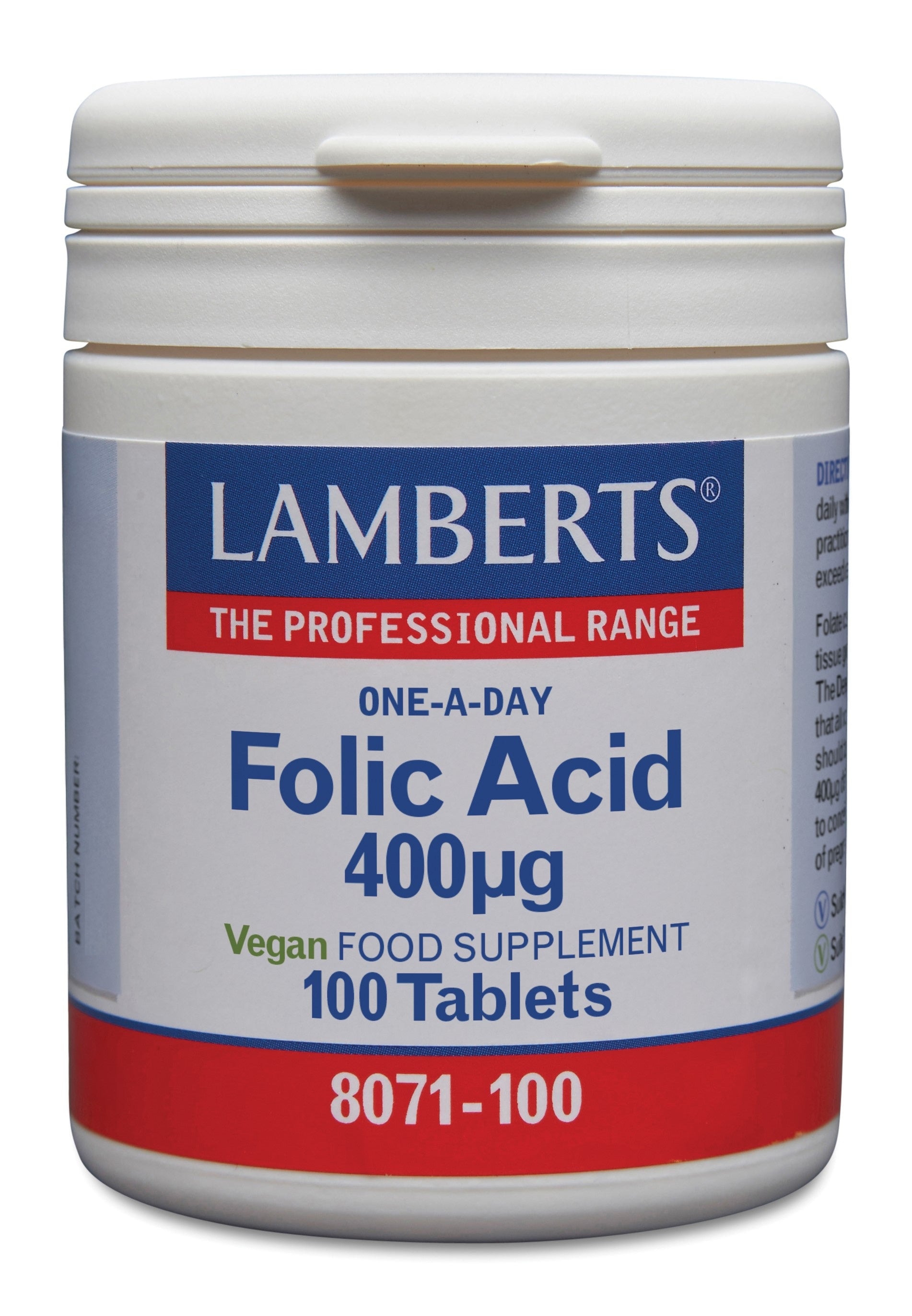 Lamberts Vitamine B11 400mcg (foliumzuur) 100.00 Tabletten