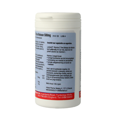 Lamberts Vitamine C 500 time released & bioflavonoiden 100 Tabletten