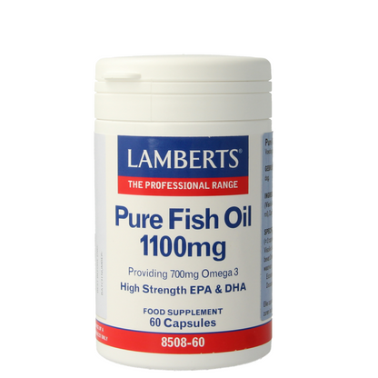 Lamberts Pure visolie 1100mg omega 3 60 Capsules