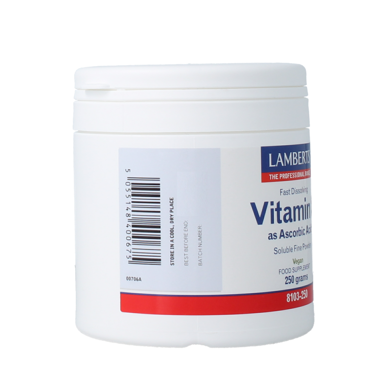 Lamberts Vitamine C ascorbinezuur 250 Gram