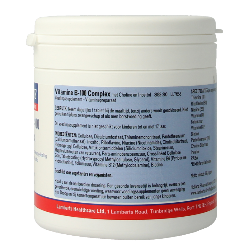 Lamberts Vitamine B100 complex 200 Tabletten