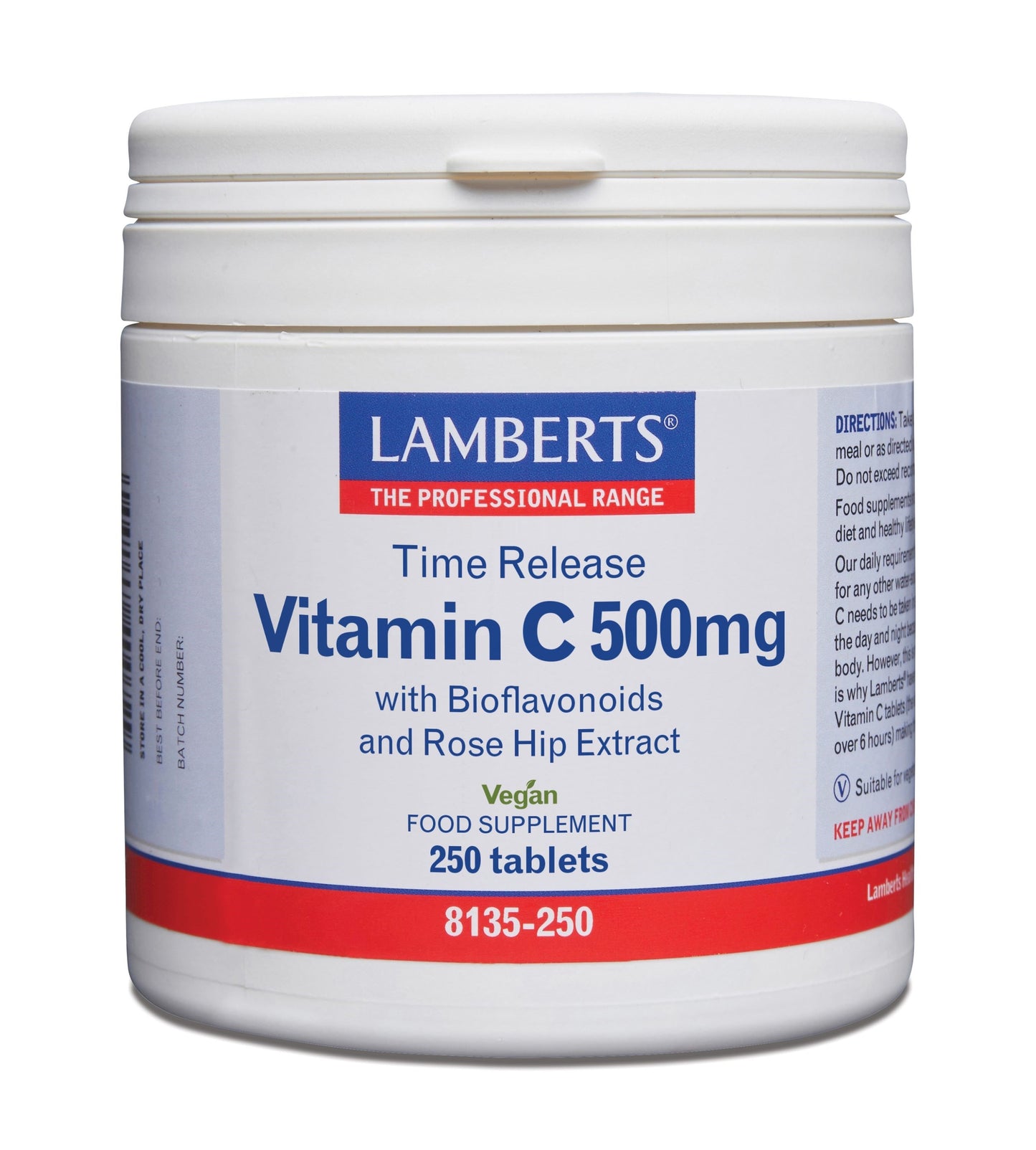 Lamberts Vitamine C 500 time released & bioflavonoiden 250.00 Tabletten