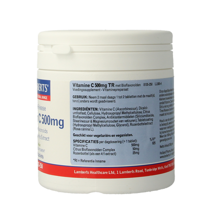 Lamberts Vitamine C 500 time released & bioflavonoiden 250 Tabletten