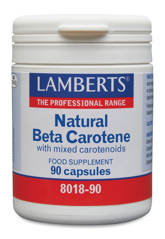 Lamberts Vitamine A 15mg natuurlijke (beta caroteen) 90.00 Capsules