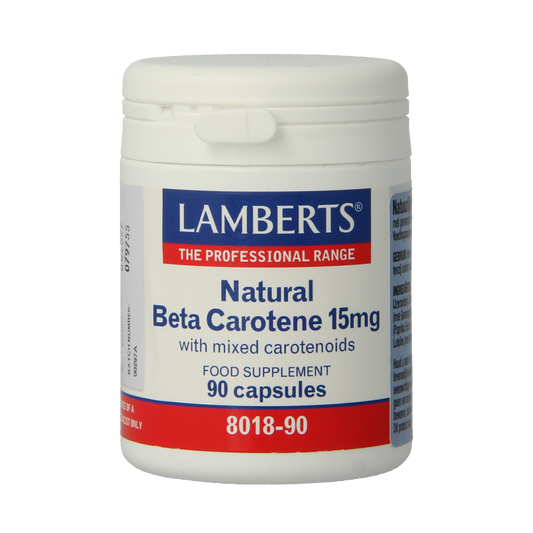 Lamberts Vitamine A 15mg natuurlijke (beta caroteen) 90 Capsules