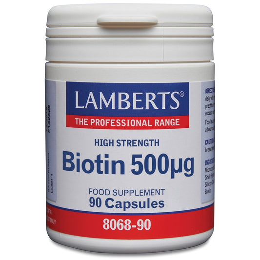 Lamberts Vitamine B8 500mcg (biotine) 90 Vegetarische capsules