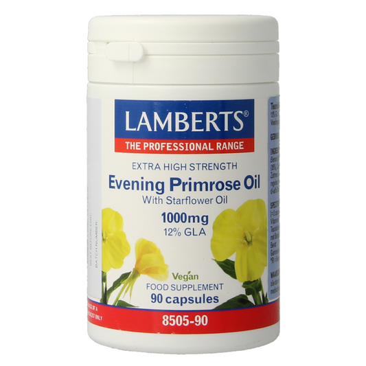 Lamberts Teunisbloem met borageolie 1000mg 90 Capsules