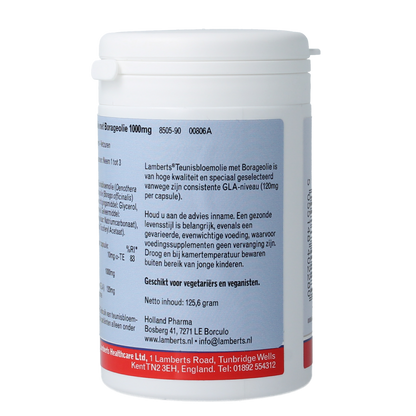 Lamberts Teunisbloem met borageolie 1000mg 90.00 Capsules
