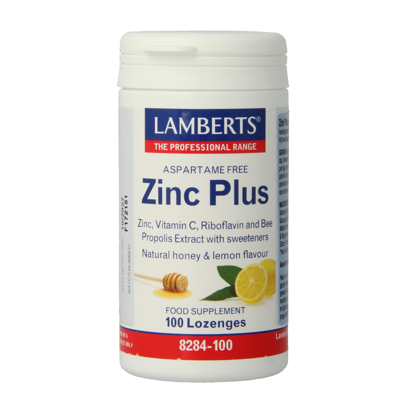 Lamberts Zink (zinc) plus  100 Zuigtabletten