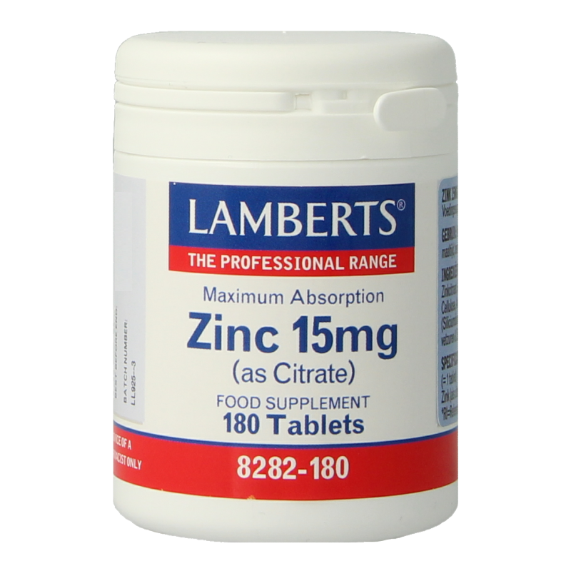 Lamberts Zink citraat 15mg 180 Tabletten