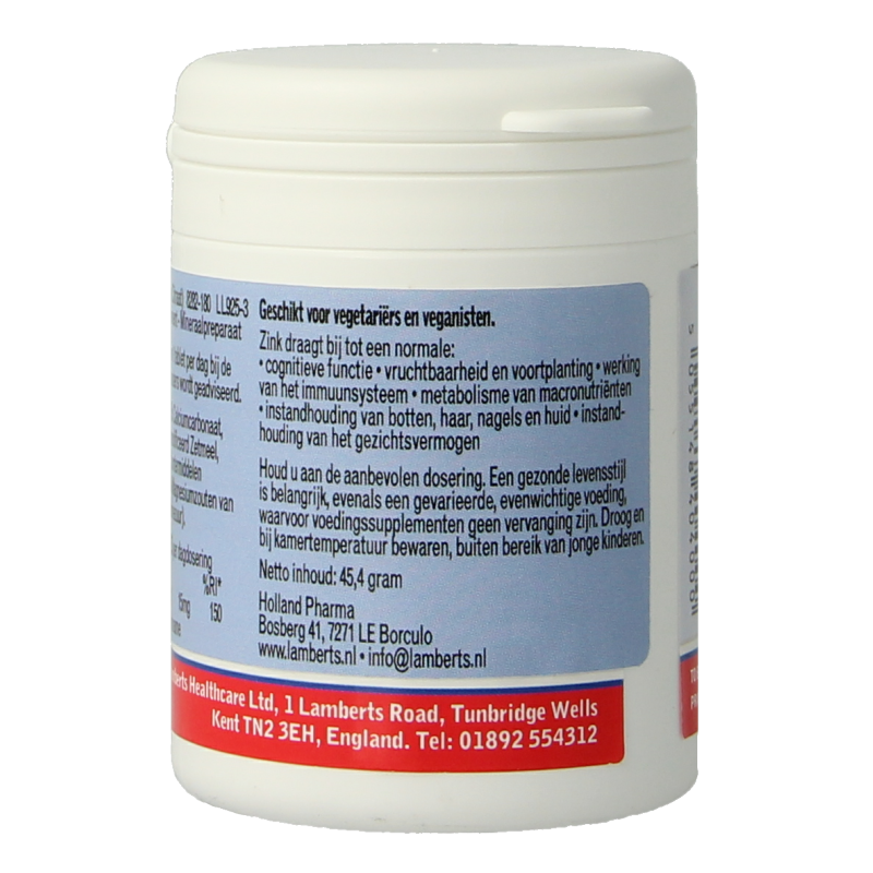 Lamberts Zink citraat 15mg 180 Tabletten