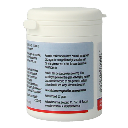 Lamberts Kaneel 2500mg (cinnamon) 60 Tabletten