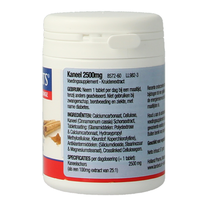 Lamberts Kaneel 2500mg (cinnamon) 60 Tabletten