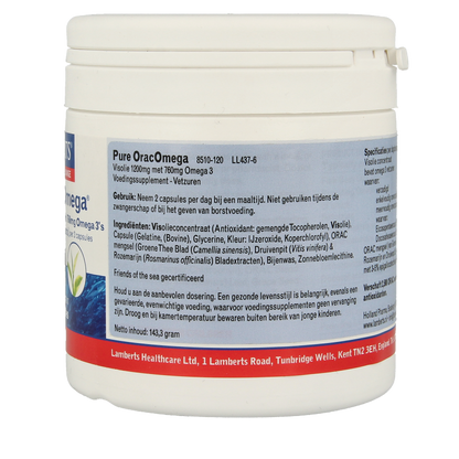 Lamberts Orac omega (visolie) 120 Capsules