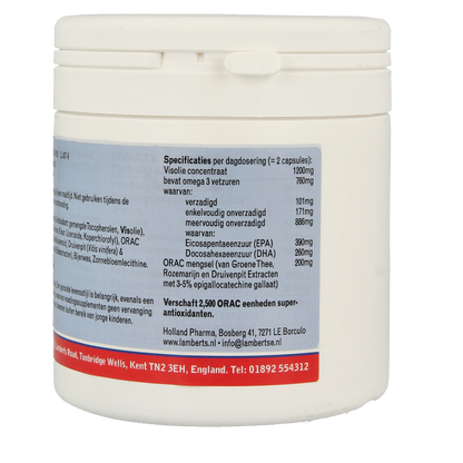 Lamberts Orac omega (visolie) 120 Capsules