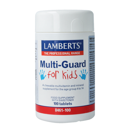 Lamberts Multi-guard for kids (playfair) 100 Kauwtabletten