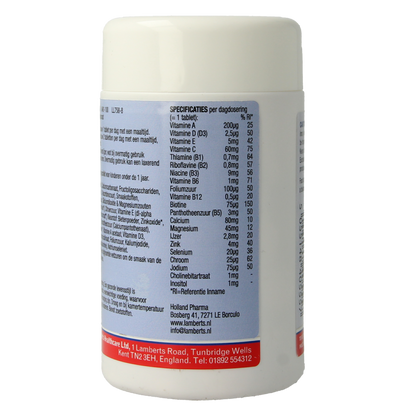 Lamberts Multi-guard for kids (playfair) 100 Kauwtabletten