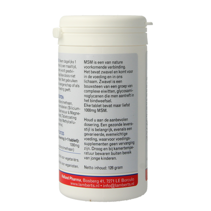 Lamberts MSM 1000mg 120 Tabletten
