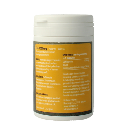 Lamberts CLA 1000mg 90 Capsules