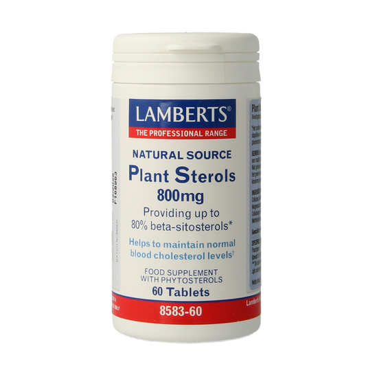 Lamberts Plant sterolen 800mg 60.00 Tabletten