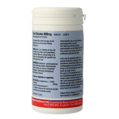 Lamberts Plant sterolen 800mg 60 Tabletten