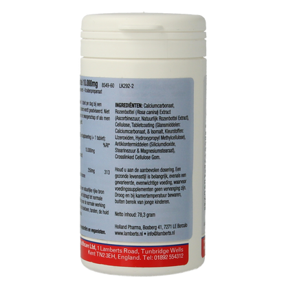 Lamberts Rozenbottel 10.000mg 60 Tabletten