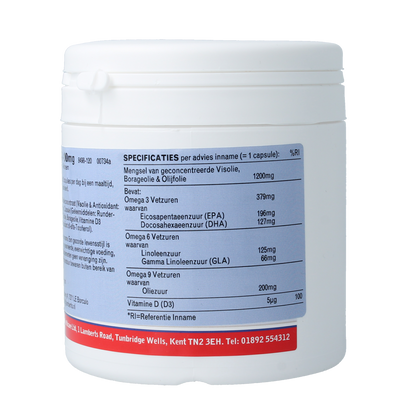 Lamberts Visolie Omega 3 6 9 120.00 Capsules
