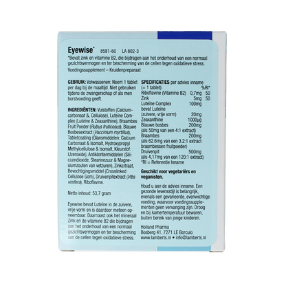 Lamberts Eyewise NF 60.00 Tabletten